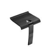 Pellet ARSIS Full Black Removable Shower Seat, Matte Black